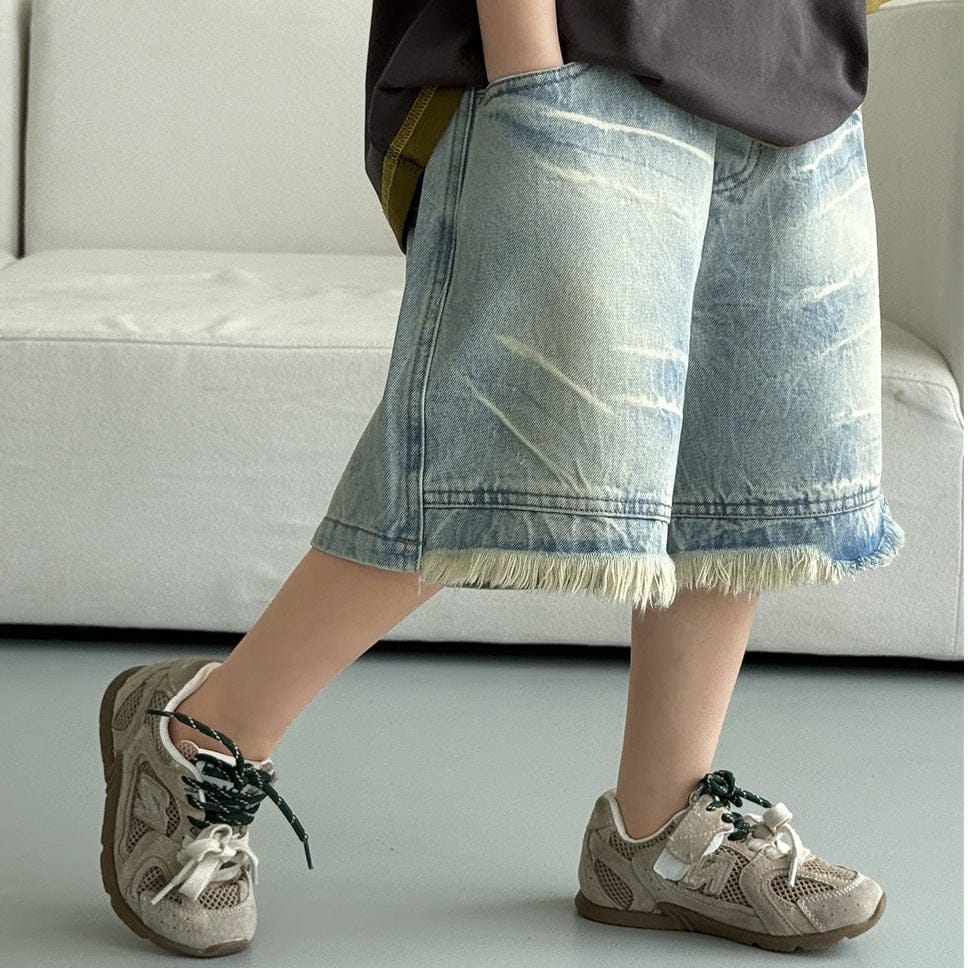 デニムパンツ カットオフデニムハーフパンツ【mh0009950】