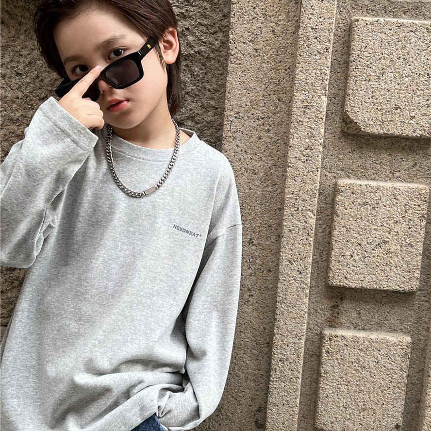 長袖Tシャツ キッズトップス ワンポイント長袖Tシャツ【mh0009133】