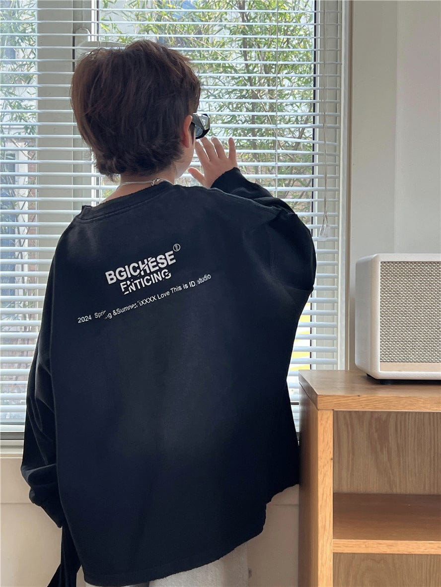 長袖Tシャツ キッズトップス バックロゴプリント長袖Tシャツ【mh0009141】