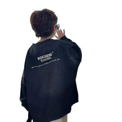 長袖Tシャツ キッズトップス バックロゴプリント長袖Tシャツ【mh0009141】