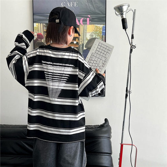 長袖Tシャツ キッズトップス ボーダー長袖Tシャツ【mh0009142】