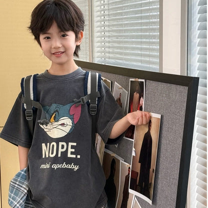 半袖Tシャツ アメリカンプリント半袖Tシャツ【mh0009938】