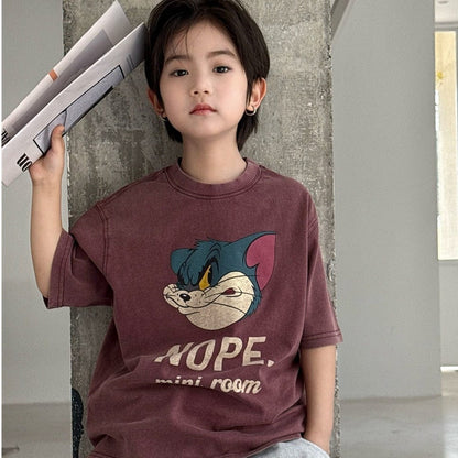 半袖Tシャツ アメリカンプリント半袖Tシャツ【mh0009938】