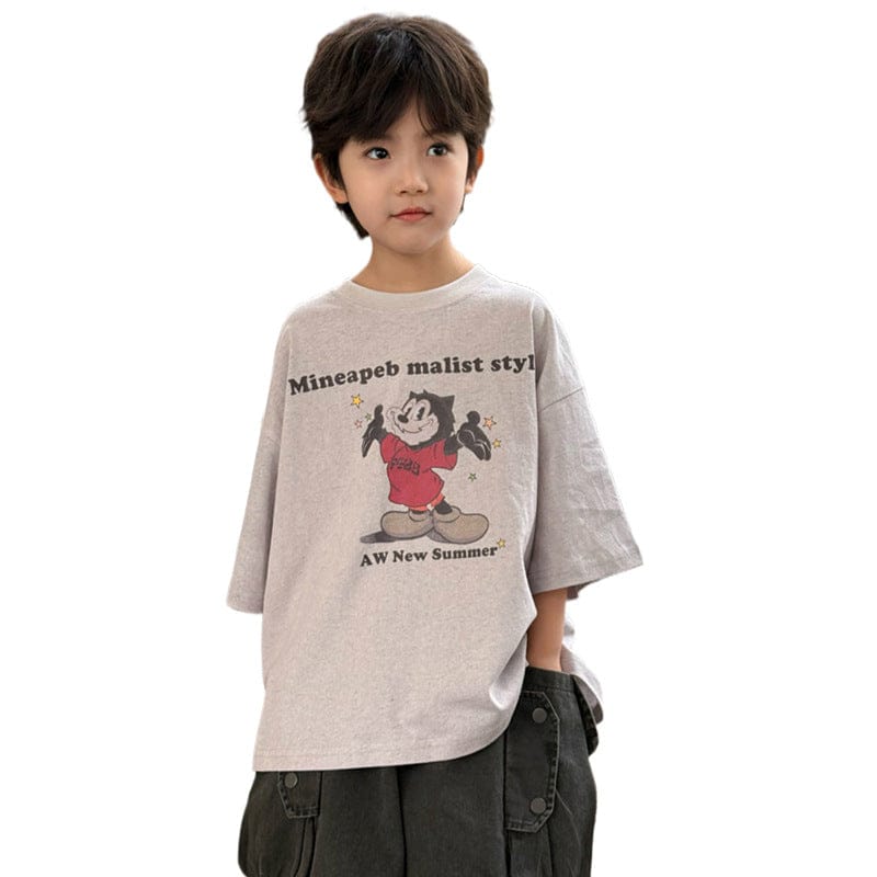 半袖Tシャツ キャラクタープリント半袖Tシャツ【mh0009944】