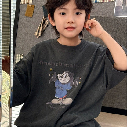 半袖Tシャツ キャラクタープリント半袖Tシャツ【mh0009944】