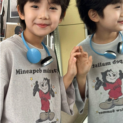 半袖Tシャツ キャラクタープリント半袖Tシャツ【mh0009944】