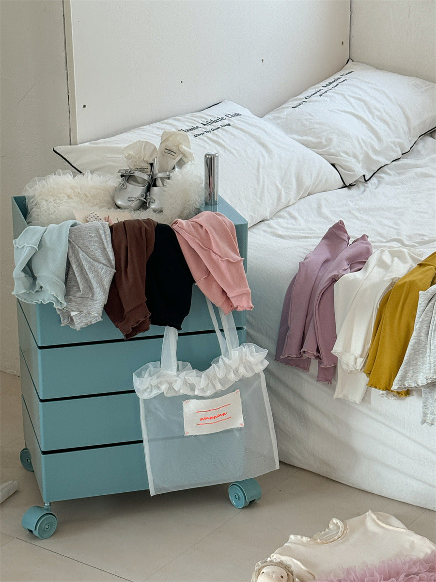 Soft Skin-friendly Frilled Blouse メロウフリル 長袖Tシャツ【mh0012274】 Laibaobao