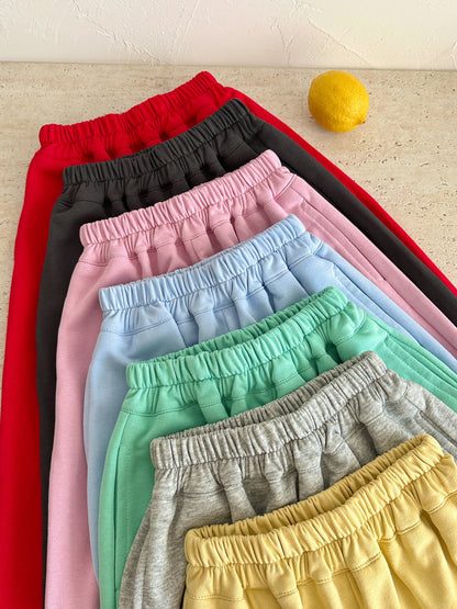 Solid Color Drawstring Sweatpants ドロスト スウェットパンツ【mh0012363】 KUMAI.KIDS