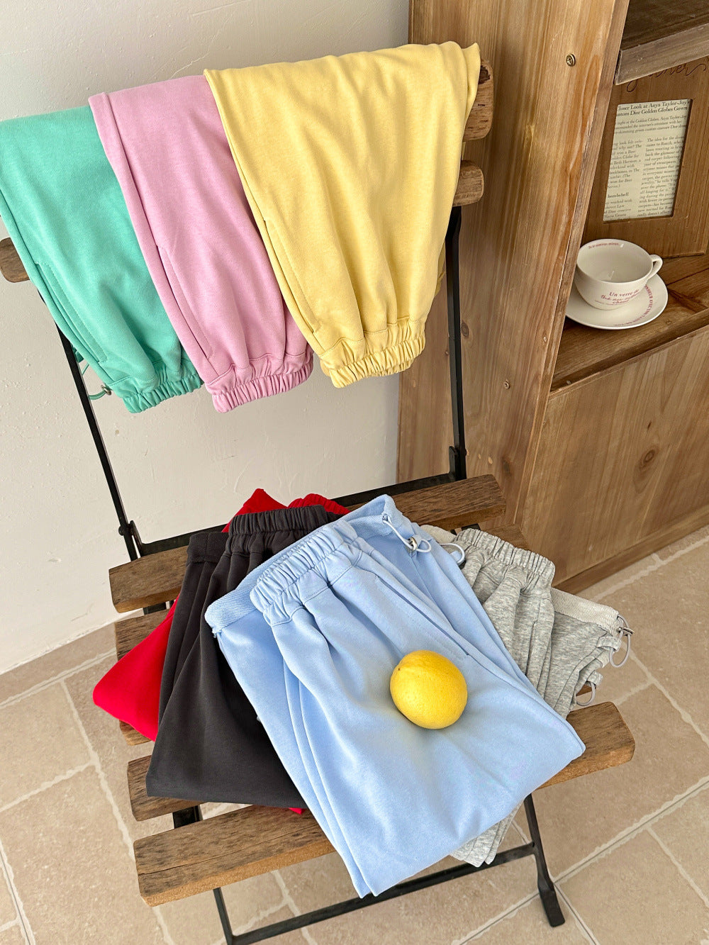 Solid Color Drawstring Sweatpants ドロスト スウェットパンツ【mh0012363】 KUMAI.KIDS