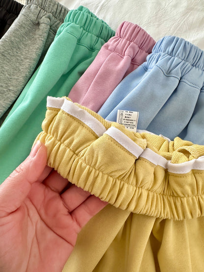 Solid Color Drawstring Sweatpants ドロスト スウェットパンツ【mh0012363】 KUMAI.KIDS