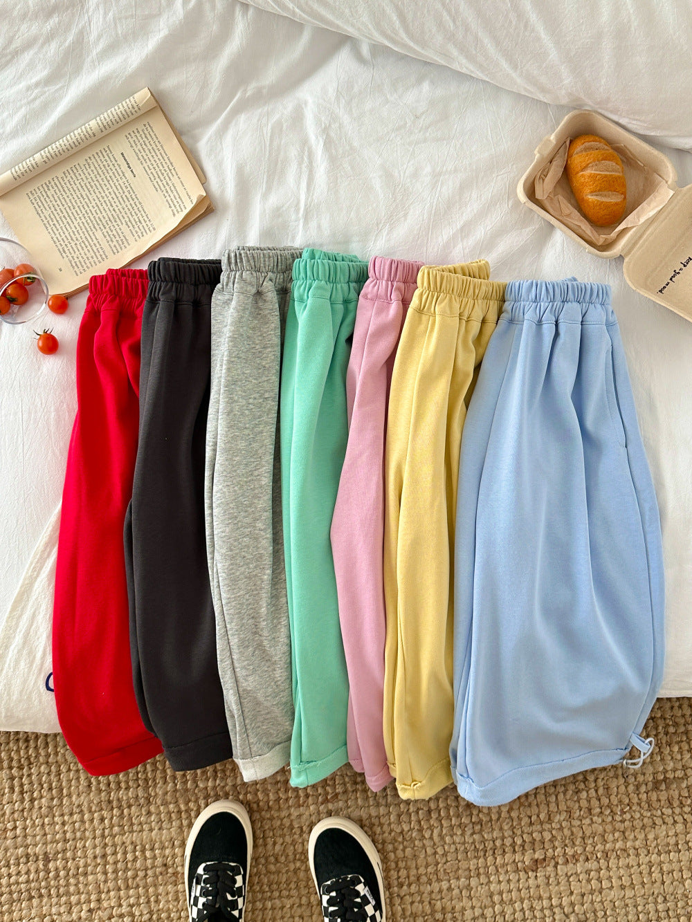 Solid Color Drawstring Sweatpants ドロスト スウェットパンツ【mh0012363】 KUMAI.KIDS