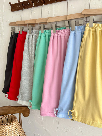 Solid Color Drawstring Sweatpants ドロスト スウェットパンツ【mh0012363】 KUMAI.KIDS