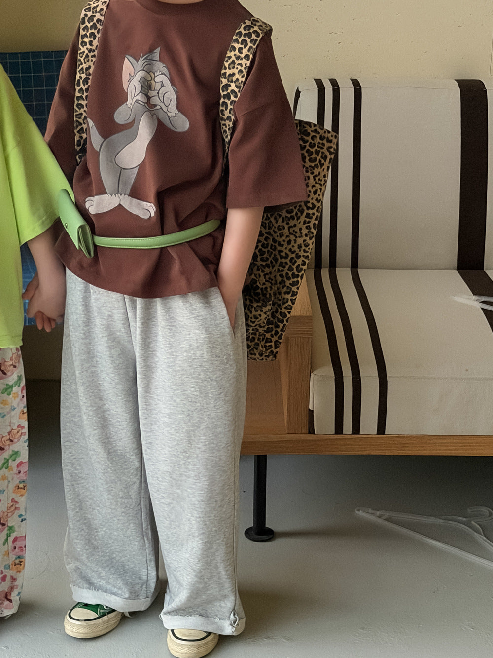 Solid Color Drawstring Sweatpants ドロスト スウェットパンツ【mh0012363】 KUMAI.KIDS