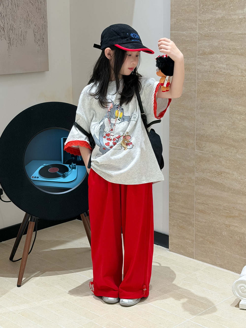 Solid Color Drawstring Sweatpants ドロスト スウェットパンツ【mh0012363】 KUMAI.KIDS