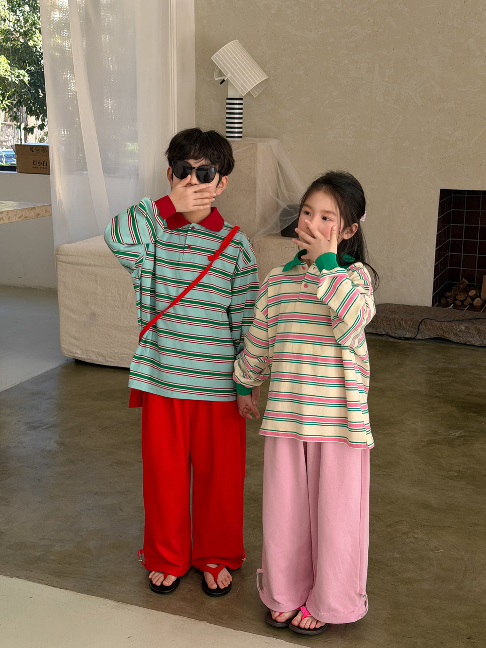 Solid Color Drawstring Sweatpants ドロスト スウェットパンツ【mh0012363】 KUMAI.KIDS