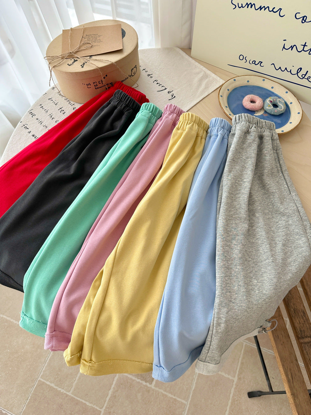 Solid Color Drawstring Sweatpants ドロスト スウェットパンツ【mh0012363】 KUMAI.KIDS