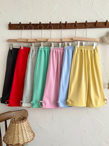 Solid Color Drawstring Sweatpants ドロスト スウェットパンツ【mh0012363】 KUMAI.KIDS