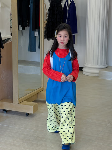 Solid Color Knitted Layering Vest ニットベスト【mh0012367】 KUMAI.KIDS