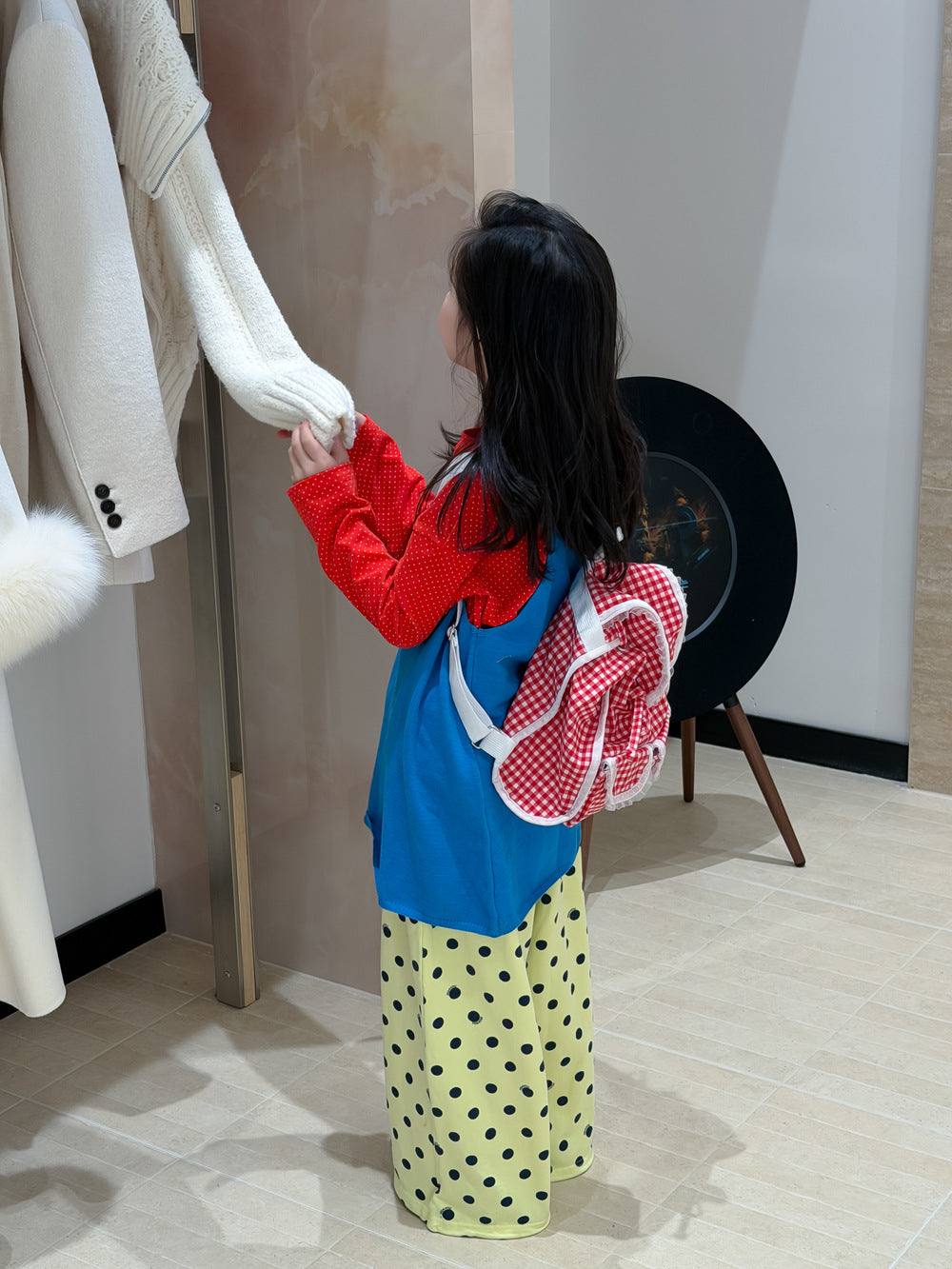 Solid Color Knitted Layering Vest ニットベスト【mh0012367】 KUMAI.KIDS