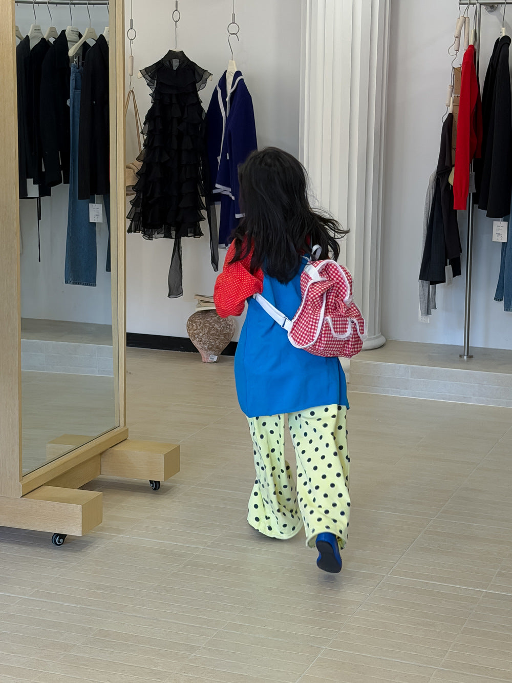 Solid Color Knitted Layering Vest ニットベスト【mh0012367】 KUMAI.KIDS