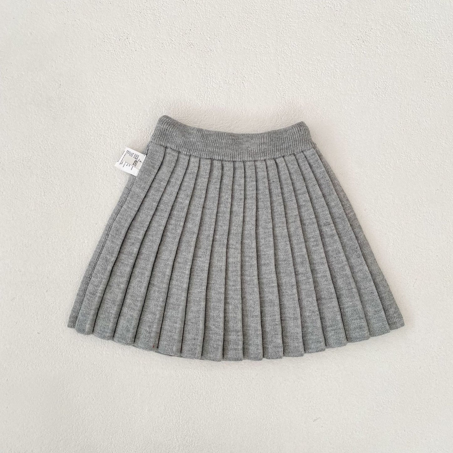 Solid Color Knitted Pleated Skirt 無地 ニット プリーツ スカート【mh0012402】 Engepapa