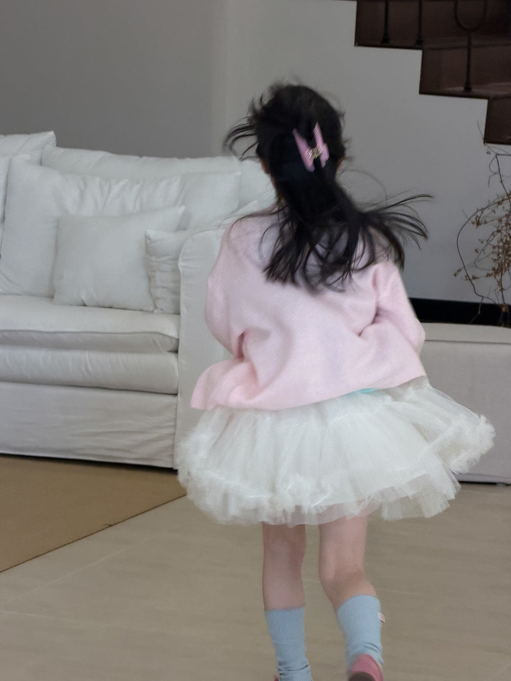 Solid Color Layered Tulle Skirt チュール ティアードスカート【mh0012357】 KUMAI.KIDS