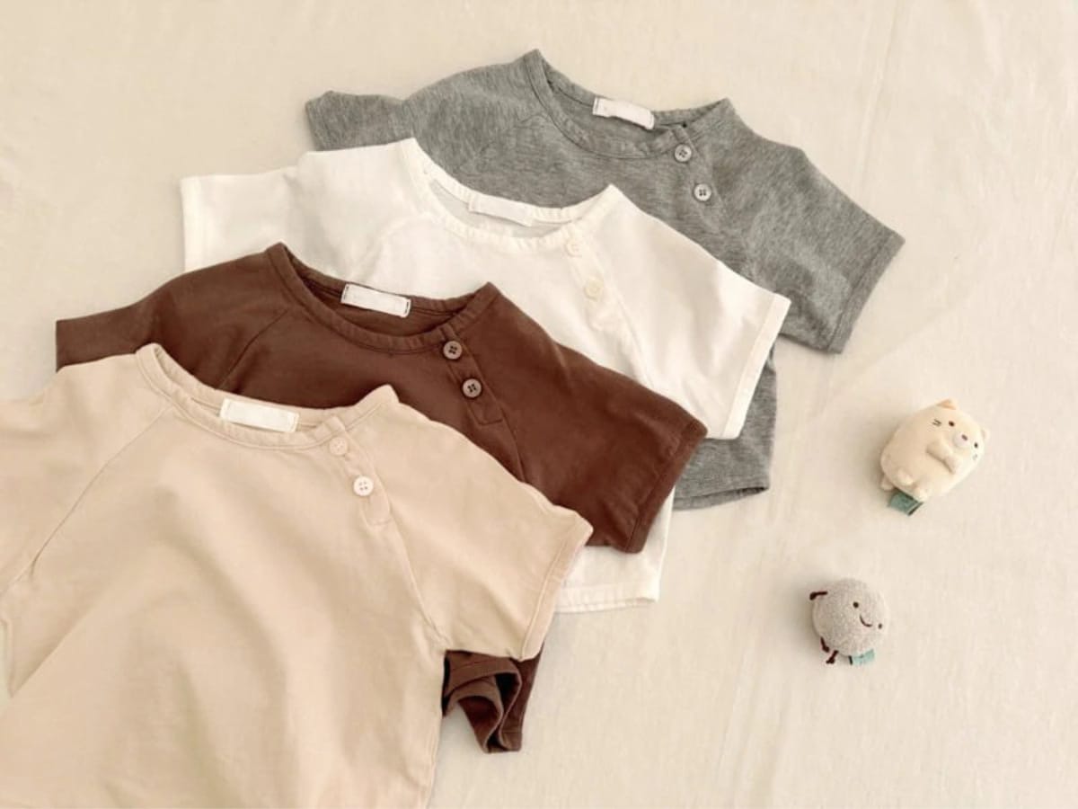 Solid Cotton Short Sleeve Tee プレーン 半袖Tシャツ【mh0013506】 BBAMMA 半袖Tシャツ