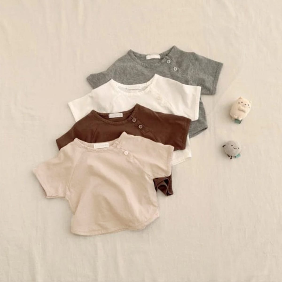 Solid Cotton Short Sleeve Tee プレーン 半袖Tシャツ【mh0013506】 BBAMMA 半袖Tシャツ
