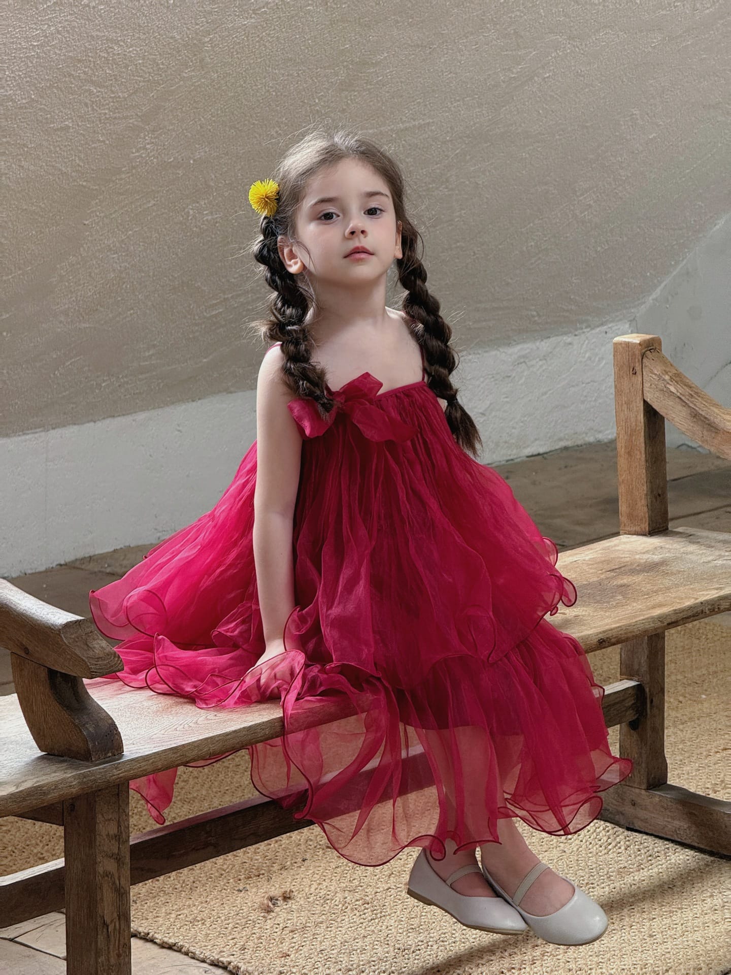 Spaghetti Strap Tulle Princess Dress チュール キャミソールワンピース【mh0013411】 Jianzidan ノースリーブワンピース