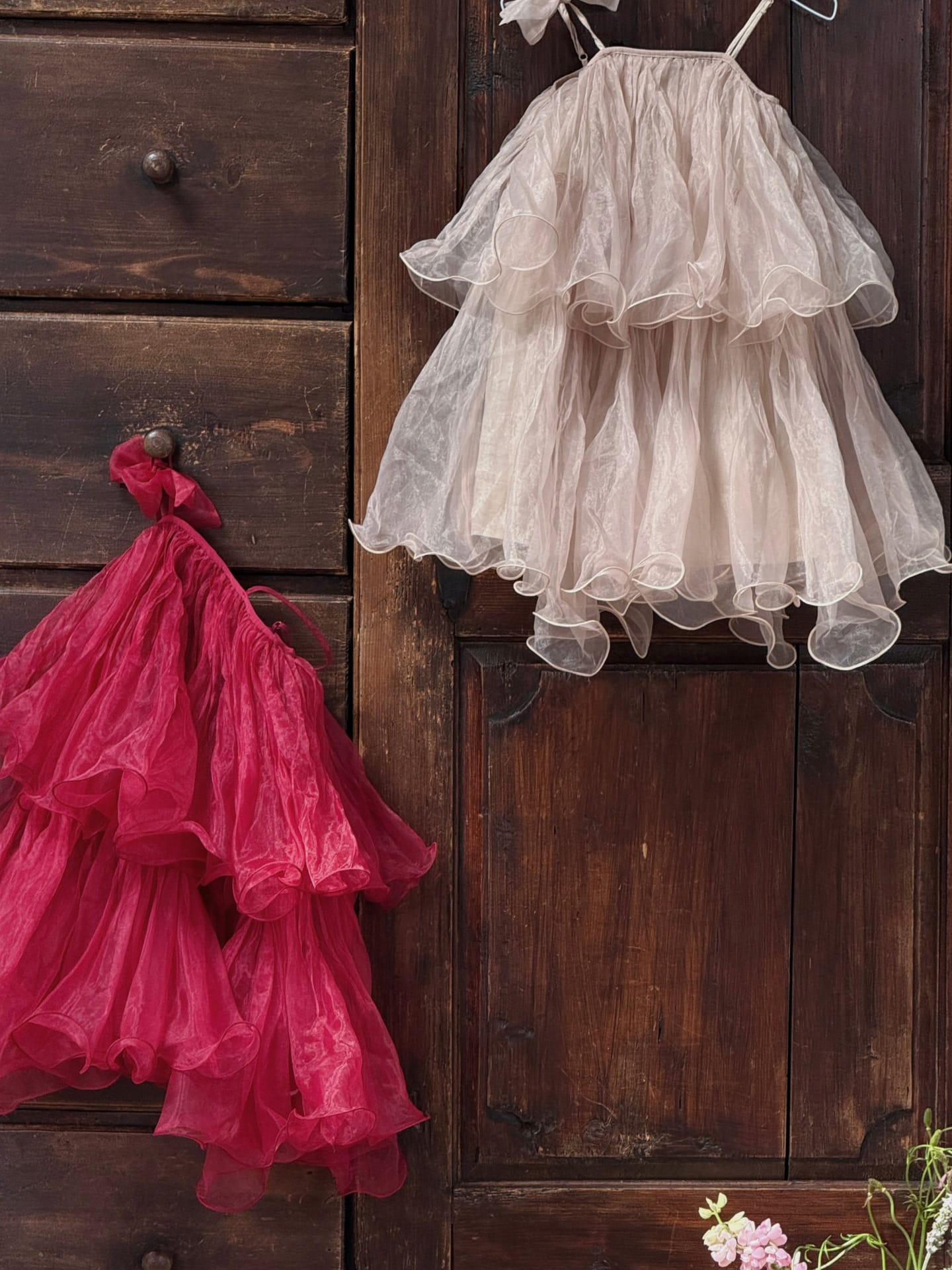 Spaghetti Strap Tulle Princess Dress チュール キャミソールワンピース【mh0013411】 Jianzidan ノースリーブワンピース
