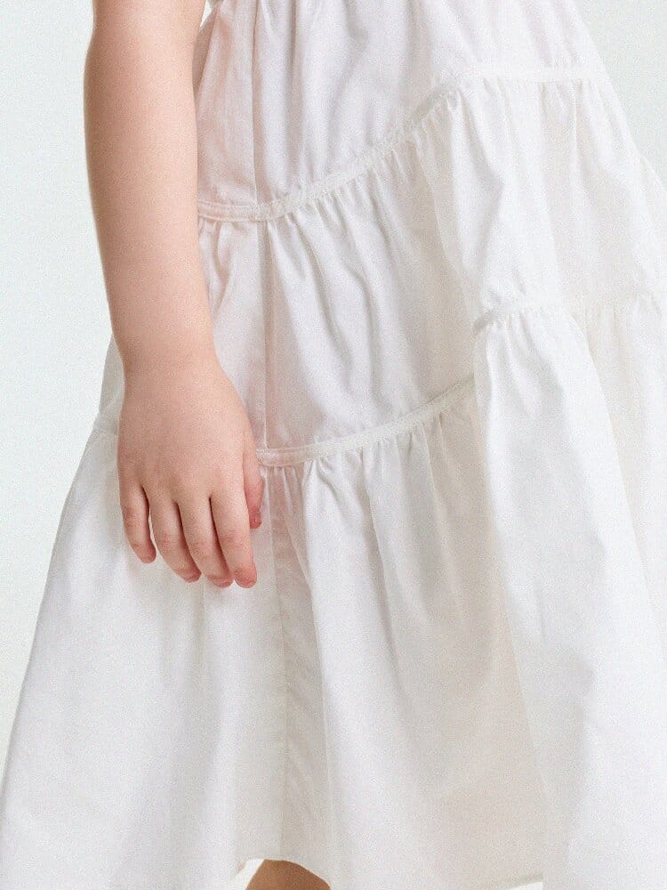Spliced Tiered Tank Dress ノースリーブ ティアードワンピース【mh0013175】 yunerma ノースリーブワンピース