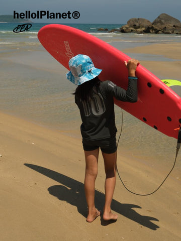 Sporty Front-Zip Rash Guard Swimsuit Set 長袖ラッシュガード ショートパンツ 水着【mh0013625】 ppapa ベビー用水着