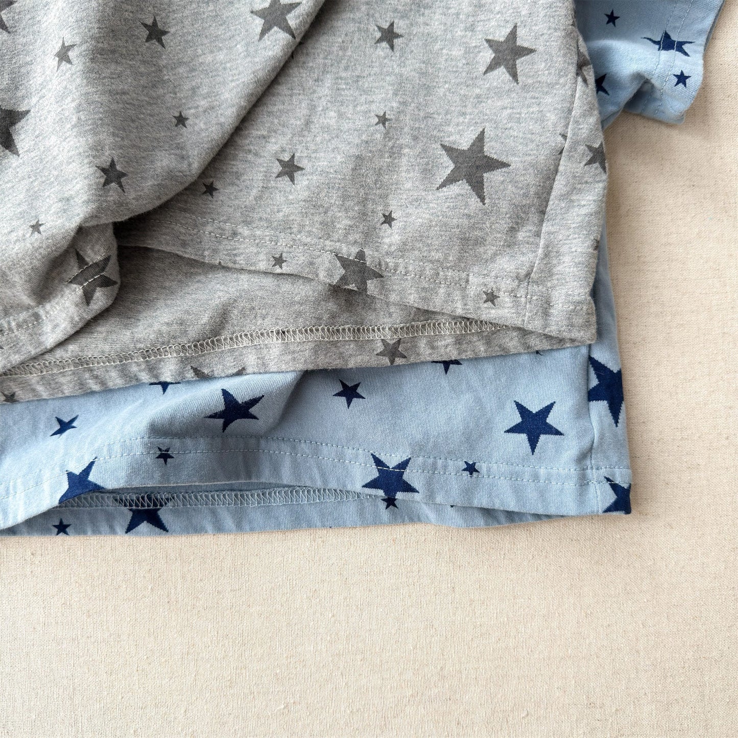 Star Print Crew Neck T-Shirt スタープリント 半袖Tシャツ【mh0013227】 ADbaby 半袖Tシャツ