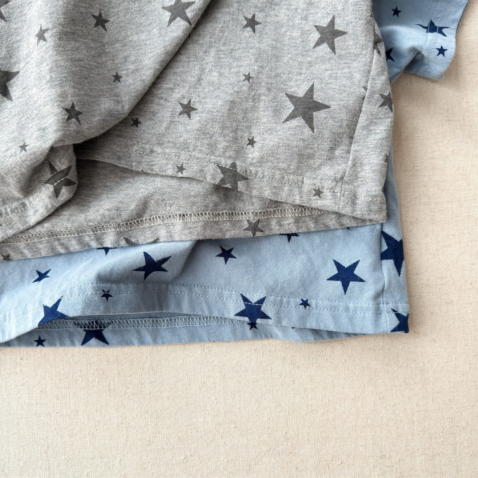 Star Print Crew Neck T-Shirt スタープリント 半袖Tシャツ【mh0013227】 ADbaby 半袖Tシャツ