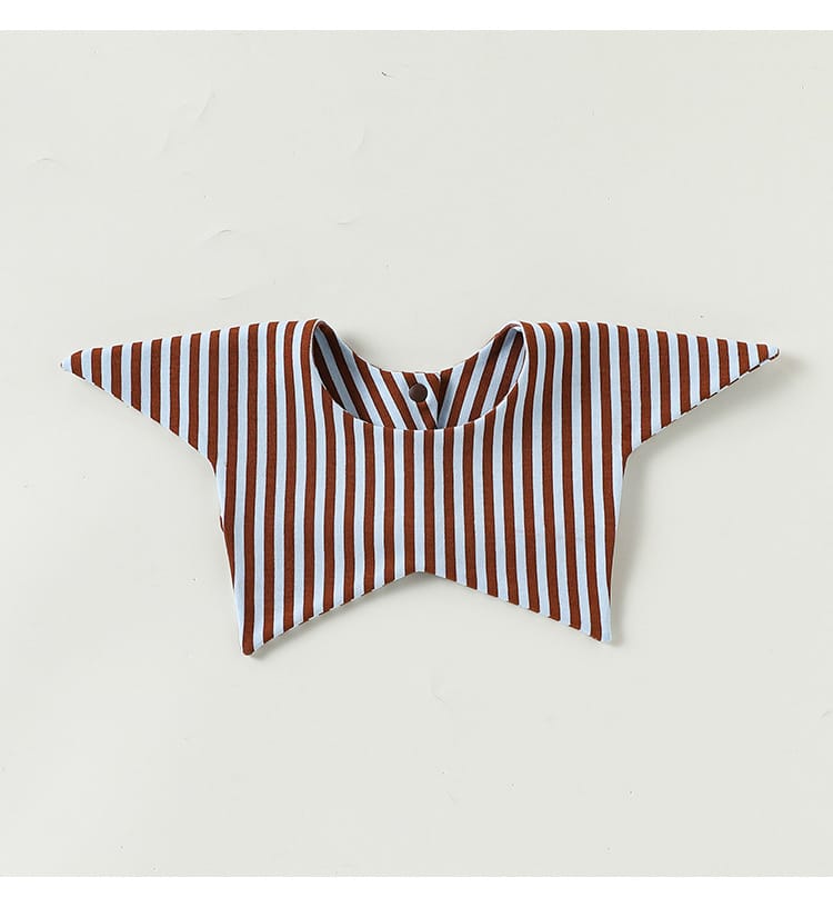 Star Shape 360 Degree Rotating Cotton ストライプ スター スタイ【mh0012775】 Beitaoya よだれかけ