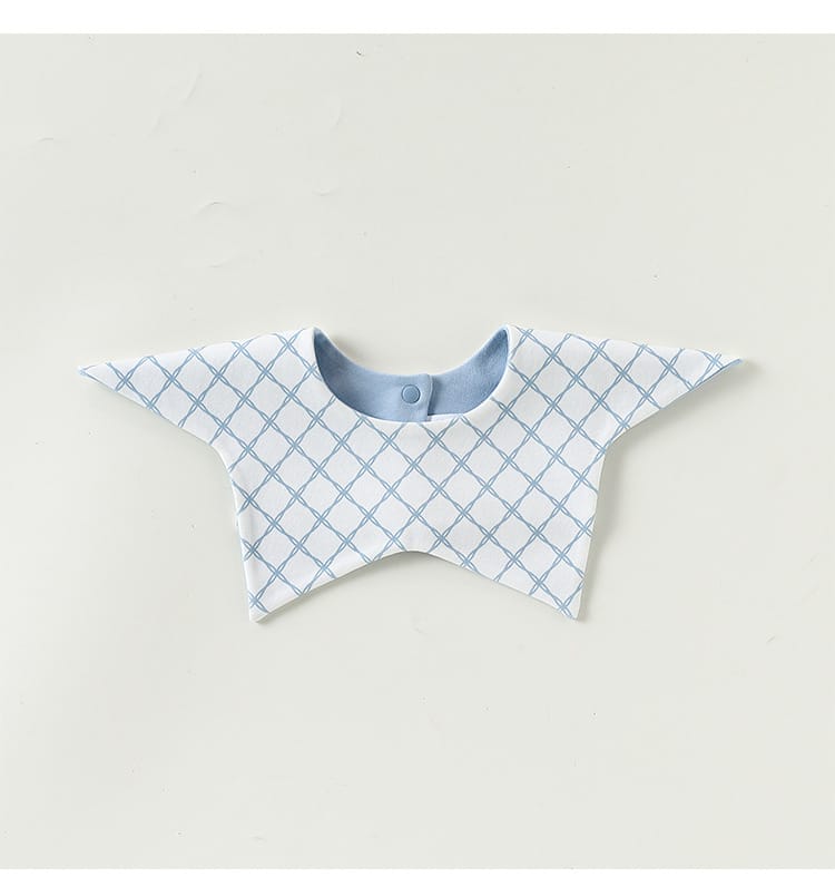 Star Shape 360 Degree Rotating Cotton ストライプ スター スタイ【mh0012775】 Beitaoya よだれかけ