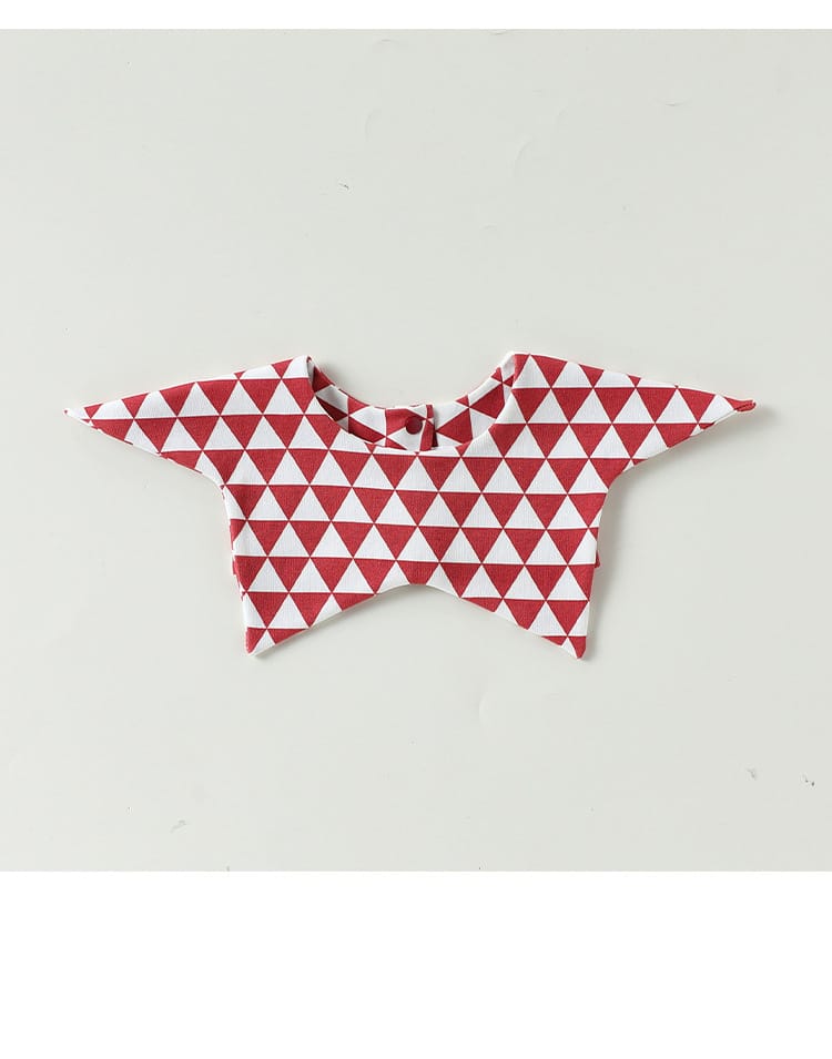 Star Shape 360 Degree Rotating Cotton ストライプ スター スタイ【mh0012775】 Beitaoya よだれかけ