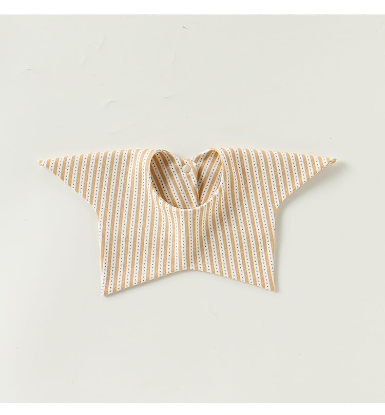 Star Shape 360 Degree Rotating Cotton ストライプ スター スタイ【mh0012775】 Beitaoya よだれかけ