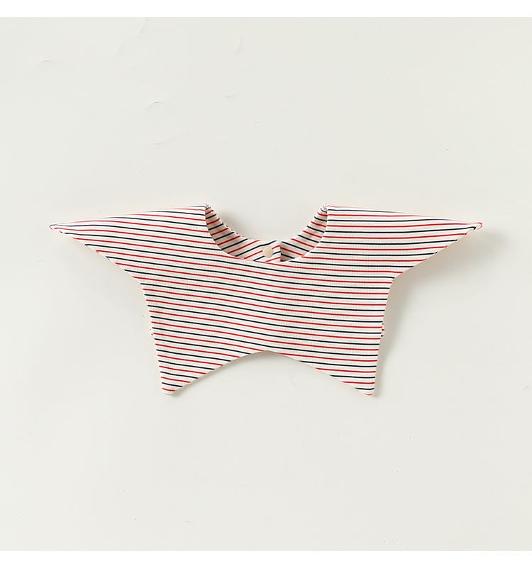 Star Shape 360 Degree Rotating Cotton ストライプ スター スタイ【mh0012775】 Beitaoya よだれかけ