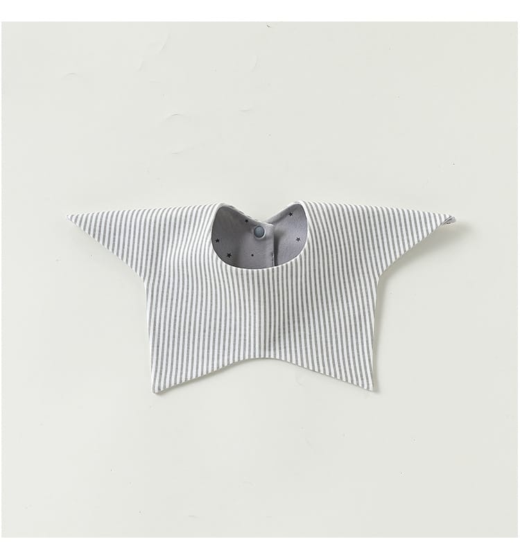 Star Shape 360 Degree Rotating Cotton ストライプ スター スタイ【mh0012775】 Beitaoya よだれかけ