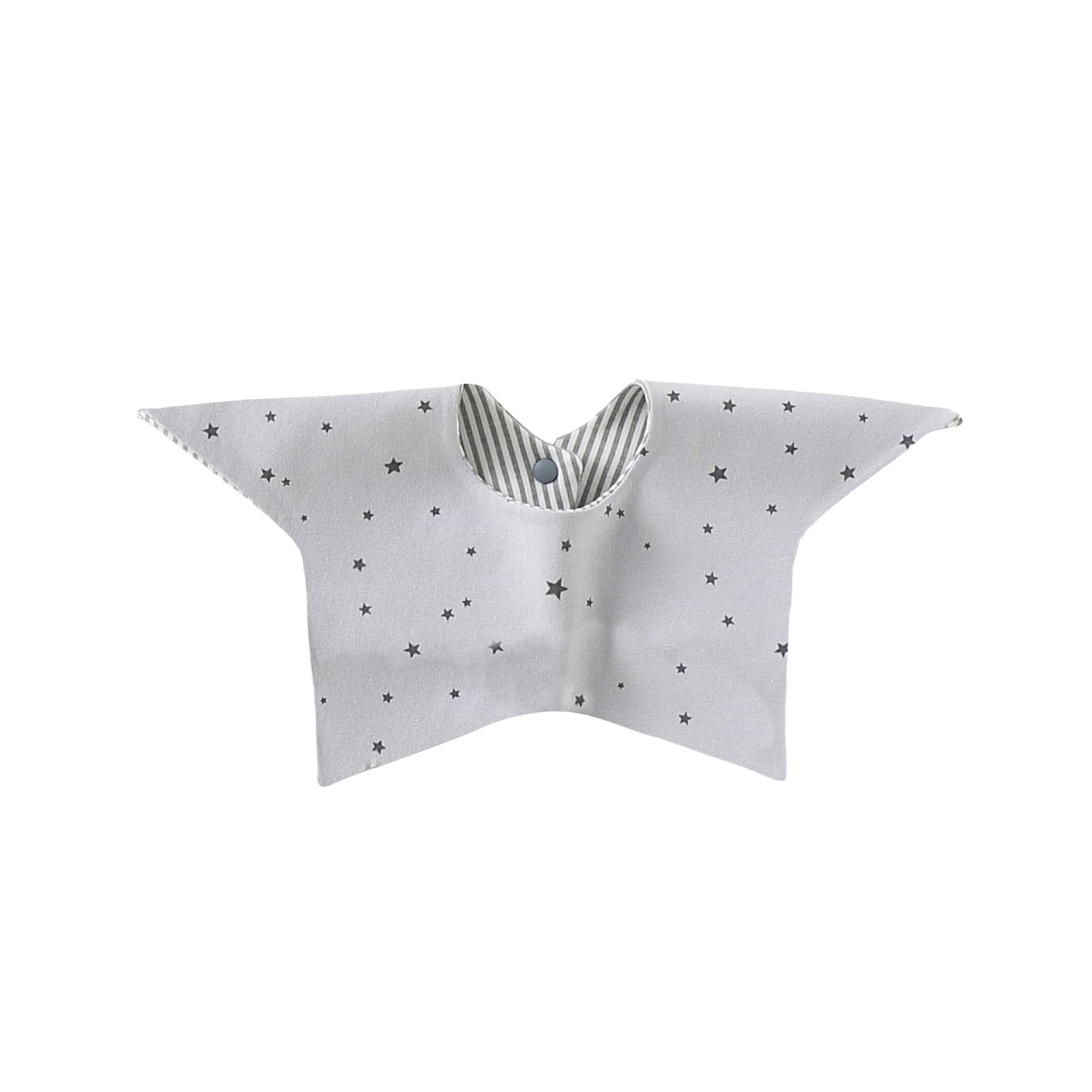 Star Shape 360 Degree Rotating Cotton ストライプ スター スタイ【mh0012775】 Gray little five-star / One Size Beitaoya よだれかけ