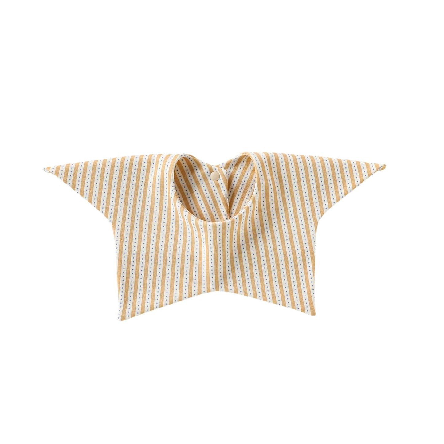 Star Shape 360 Degree Rotating Cotton ストライプ スター スタイ【mh0012775】 Yellow stripes / One Size Beitaoya よだれかけ