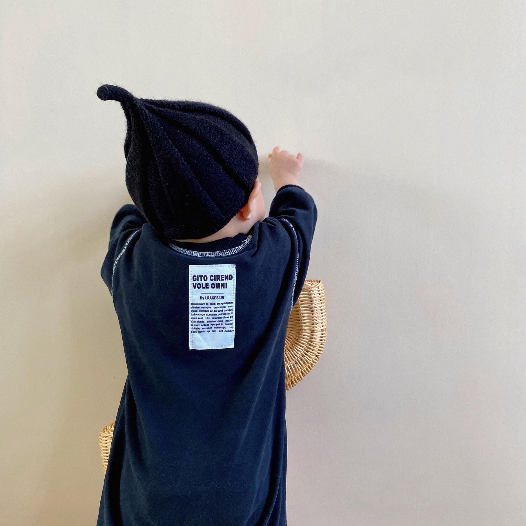 Stitch Jumpsuit ステッチ 長袖 ロンパース【mh0000385】 nozi. 長袖ロンパース