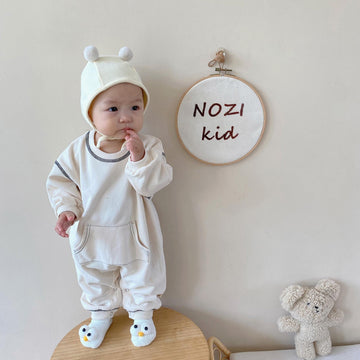Stitch Jumpsuit ステッチ 長袖 ロンパース【mh0000385】 nozi. 長袖ロンパース