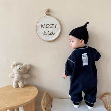 Stitch Jumpsuit ステッチ 長袖 ロンパース【mh0000385】 nozi. 長袖ロンパース