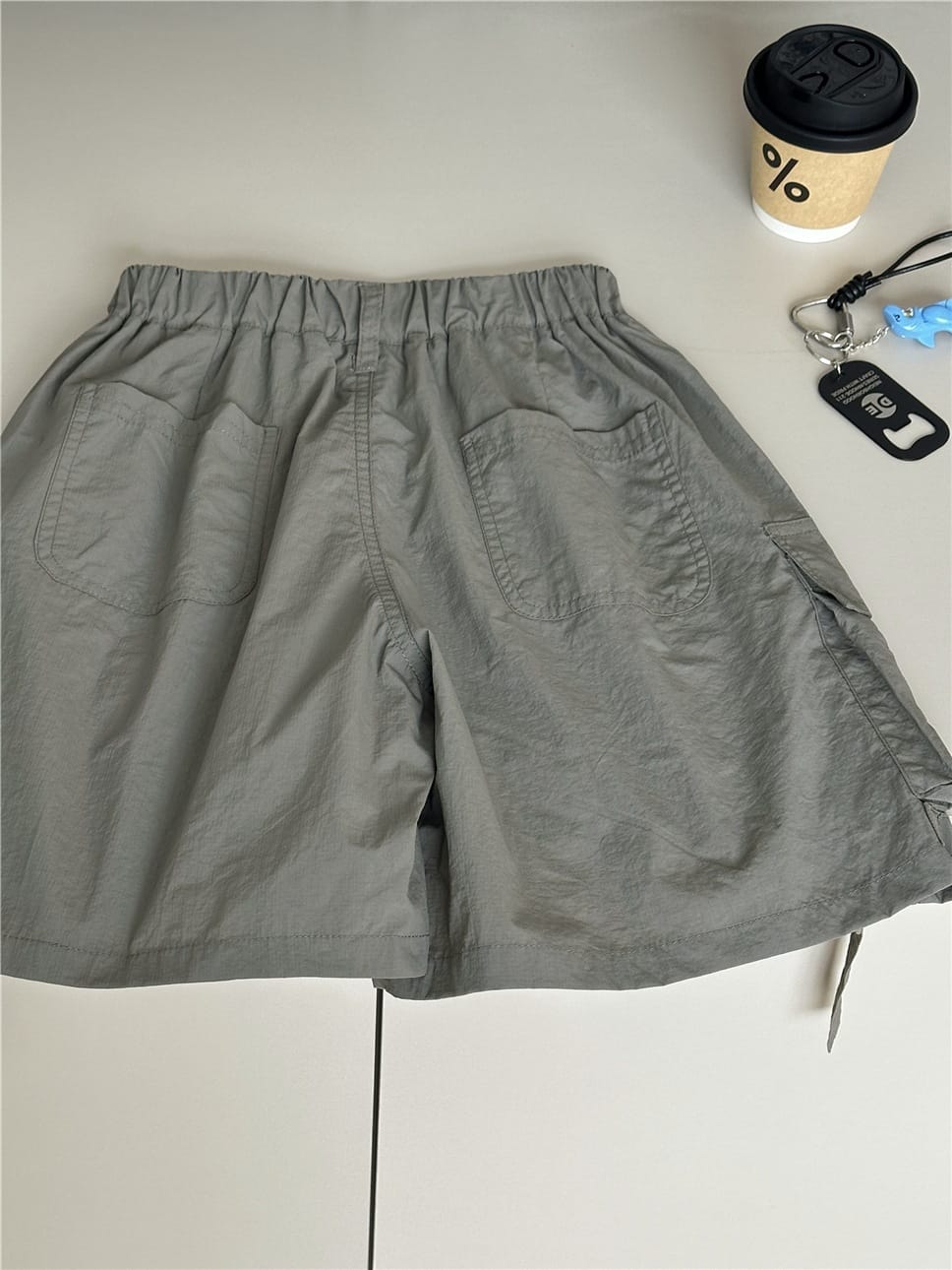 Strap Cargo Shorts ワークポケット ハーフパンツ【mh0012966】 snidols ハーフパンツ・ショートパンツ