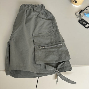 Strap Cargo Shorts ワークポケット ハーフパンツ【mh0012966】 snidols ハーフパンツ・ショートパンツ