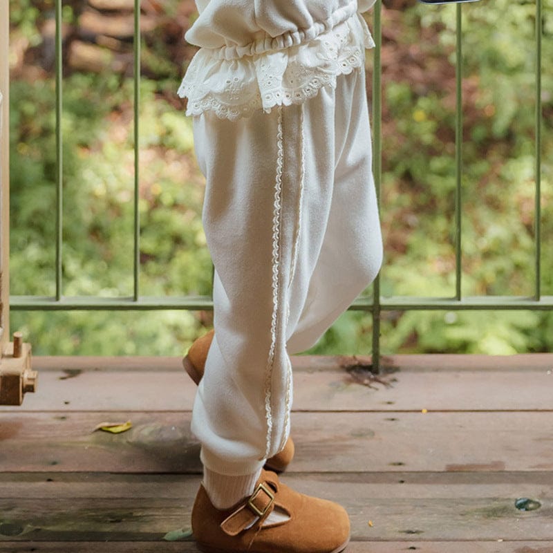 ロングパンツ・スウェットパンツ キッズパンツ サイドレースラインロングスウェットパンツ【mh0009078】