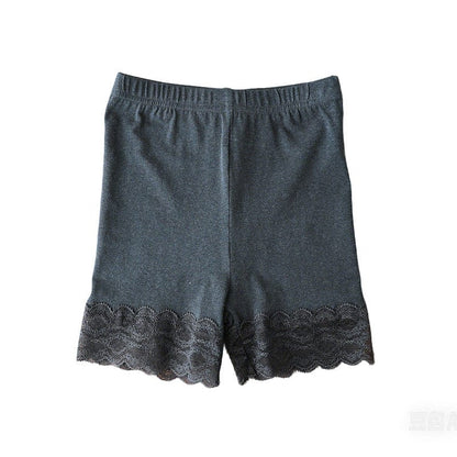 レギンスパンツ 裾レースアンダーショーツショートレギンスパンツ【mh0009626】