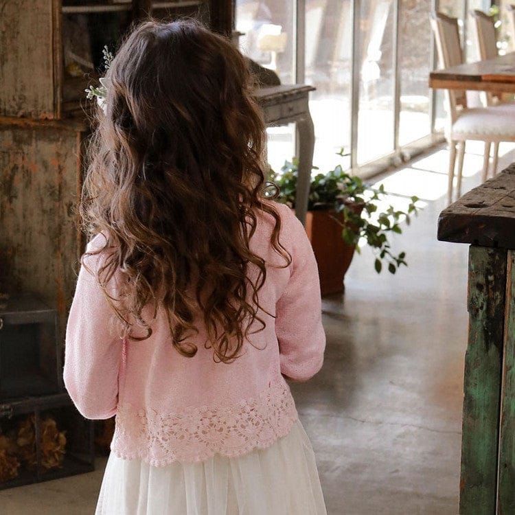 カーディガン・パーカー 裾レースガーリーカーディガン【mh0009631】